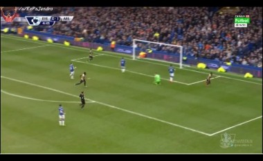 Vjen goli i dytë i Arsenalit ndaj Evertonit (Video)