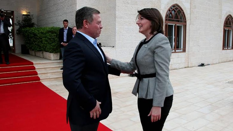 Jahjaga dhe Mbreti Abdullah diskutuan për ekstremizmin e dhunshëm dhe radikalizmin (Video)