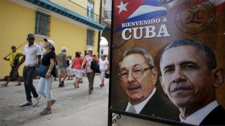 Obama bën një skeç humori, para udhëtimit në Kubë (Video)