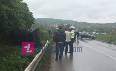 Aksident në magjistralen Prishtinë – Podujevë, tre persona të lënduar (Foto)