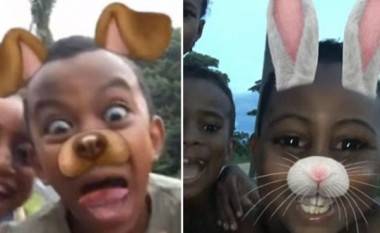 Fëmijët afrikanë përdorin Snapchat për herë të parë, nuk pushojnë së qeshuri (Video)