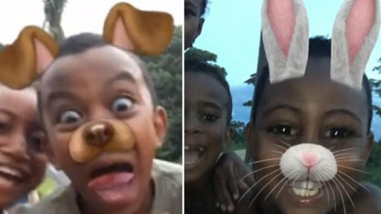 Fëmijët afrikanë përdorin Snapchat për herë të parë, nuk pushojnë së qeshuri (Video)