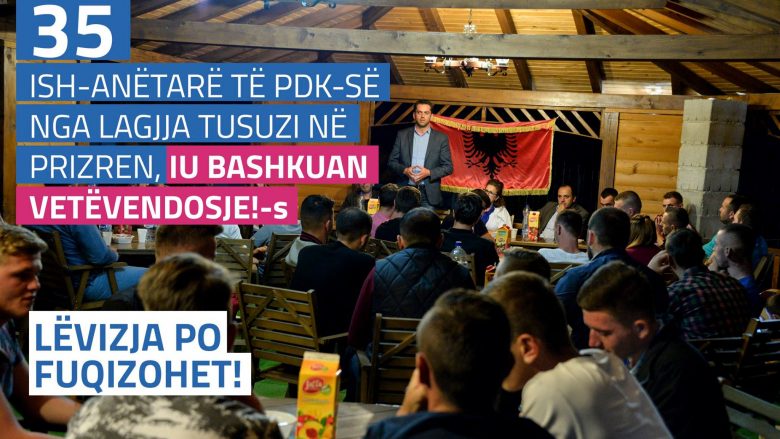 Ish-anëtarët e PDK-së në Prizren i bashkohen Vetëvendosjes