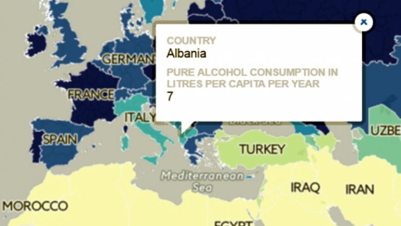 Popujt më ‘pijanecë’ në botë – ku renditen shqiptarët