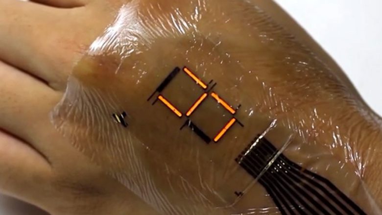 Shpiket lëkura elektronike që e monitoron dhe e shfaq shëndetin e zemrës (VIDEO)