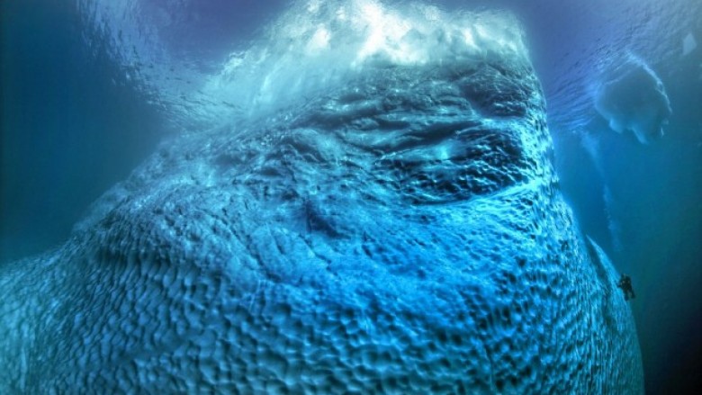 Përmasat e jashtëzakonshme të ajsbergëve nën ujë (Foto)