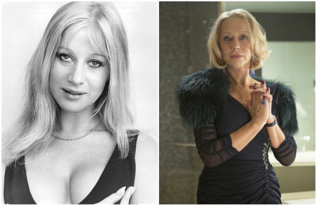 Helen Mirren, 25 dhe 70 vjeç