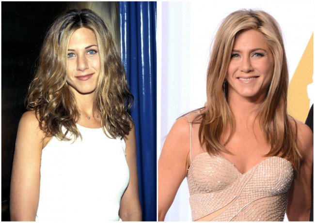 Jennifer Aniston, 28 dhe 47 vjeç