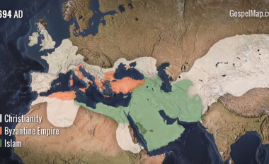 Bota është në duar të krishterimit dhe të islamit: Mësoni për 90 sekonda se si ndodhi ky “pushtim” (Video)