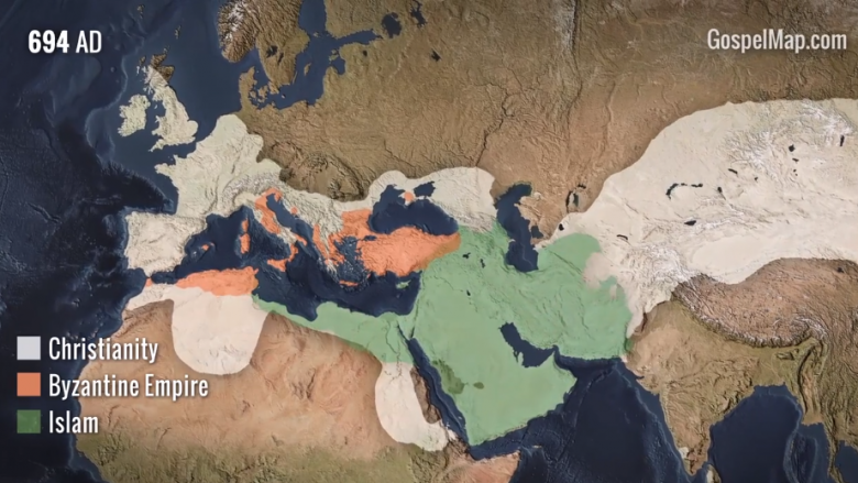 Bota është në duar të krishterimit dhe të islamit: Mësoni për 90 sekonda se si ndodhi ky “pushtim” (Video)