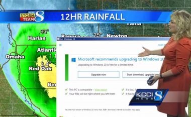 Windows 10 ndërpret gazetaren e motit, por shikoni si reagon ajo (Video)