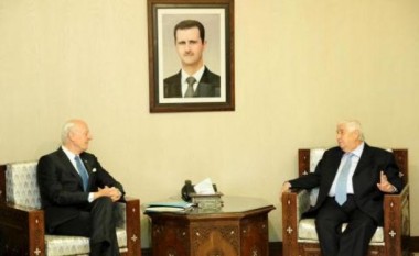 I dërguari i OKB-së diskuton me ministrin e Jashtëm sirian armëpushimin e rrezikuar