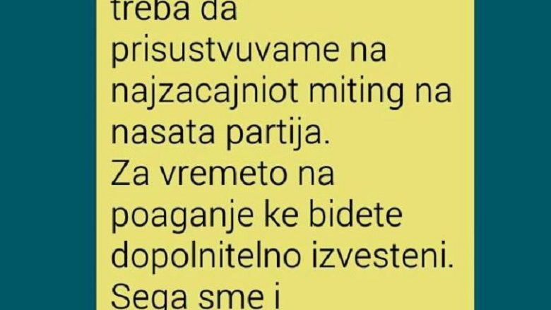 Presione për pjesëmarrje në kundër-protestën e sotme