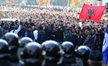 Sot protesta shqiptare në Shkup