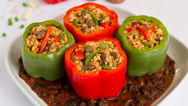 Red-and-Green-Stuffed-Bell-Peppers_Black-Bean-Sauce