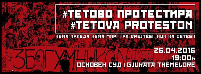 Tetova proteston