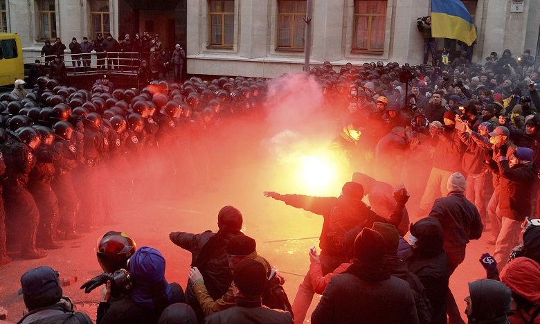 Ukrainian protesters