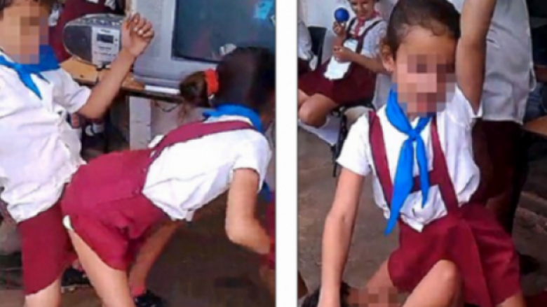 Tronditëse: Fëmijët me kërcime erotike në shkollë (Video,+16)