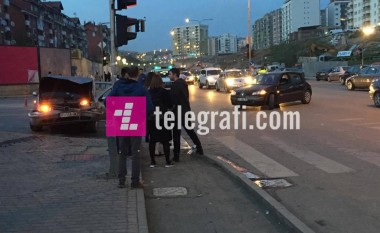Aksident në Rrugën B në Prishtinë, ka të lënduar (Foto)
