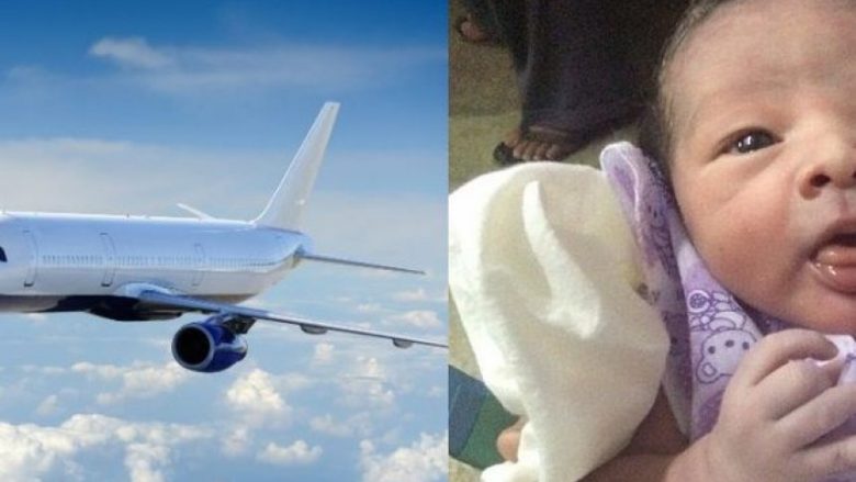 Një fëmijë lind në aeroplan