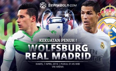 Formancionet e mundshme, Wolfsburg – Real Madrid