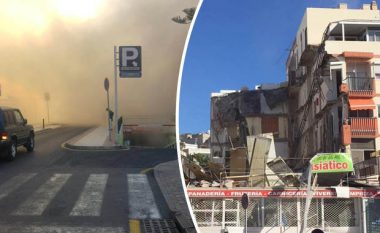 Dy të vdekur e disa të ngujuar pas rrëzimit të një ndërtese katërkatëshe në Spanjë (Foto/Video)