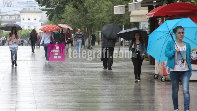 Të hënën mot me shi në Kosovë