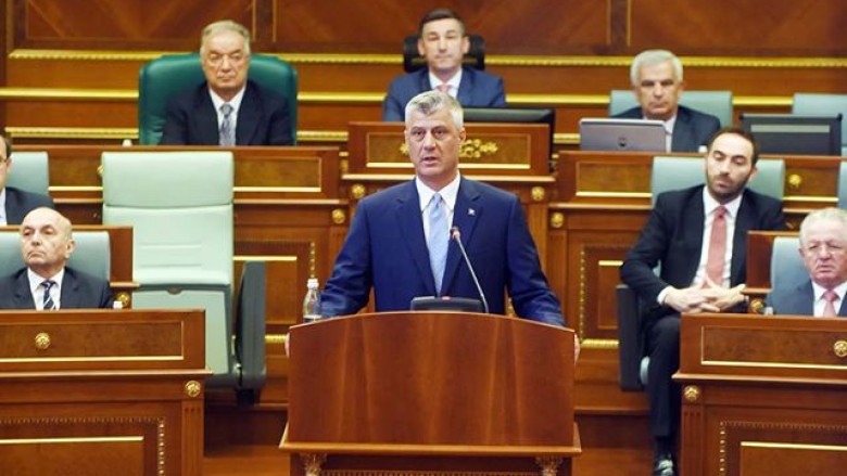 Thaçi: Do të jem garantues i respektimit të Kushtetutës