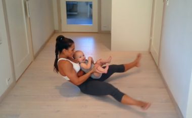 Ushtrimet me beben: Trajnim për super-mamatë (video)