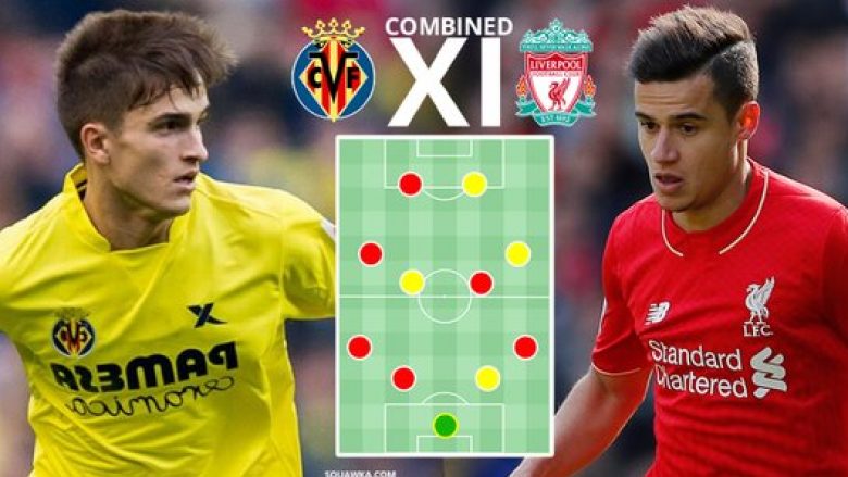 Kështu do të dukej një formacion i kombinuar në mes të Villarrealit dhe Liverpoolit (Foto)