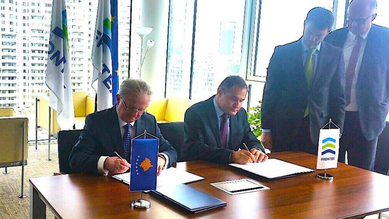 Hyseni dhe drejtori i FRONTEX nënshkruajnë marrëveshje për menaxhim të kufijve
