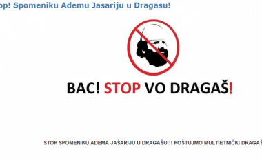 Peticion kundër bustit të Adem Jasharit në Dragash
