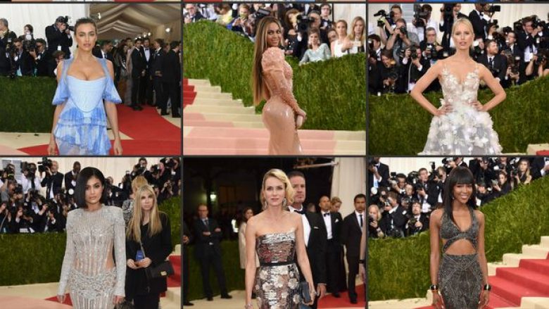 Yjet mahnisin me veshjet e tyre në Met Gala (Foto)