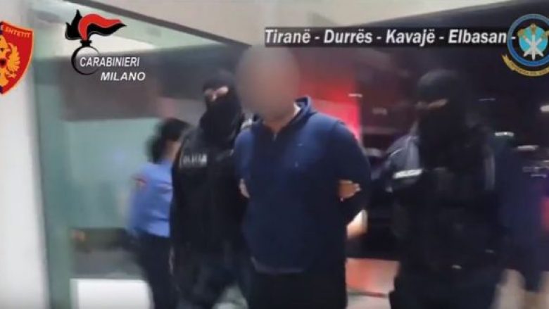 Operacion ndërkombëtar anti-drogë, arrestohen 31 shqiptarë në Itali (Video)