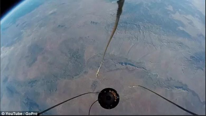 GoPro regjistron lansimin dhe fluturimin e raketës në hapësirë (Video)