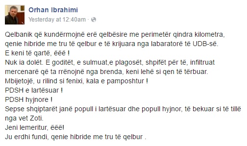 Orhan Ibrahimi post