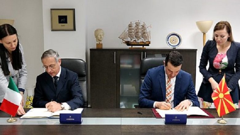 Maqedonia dhe Italia nënshkruajnë marrëveshje për këmbim të informatave të klasifikuara