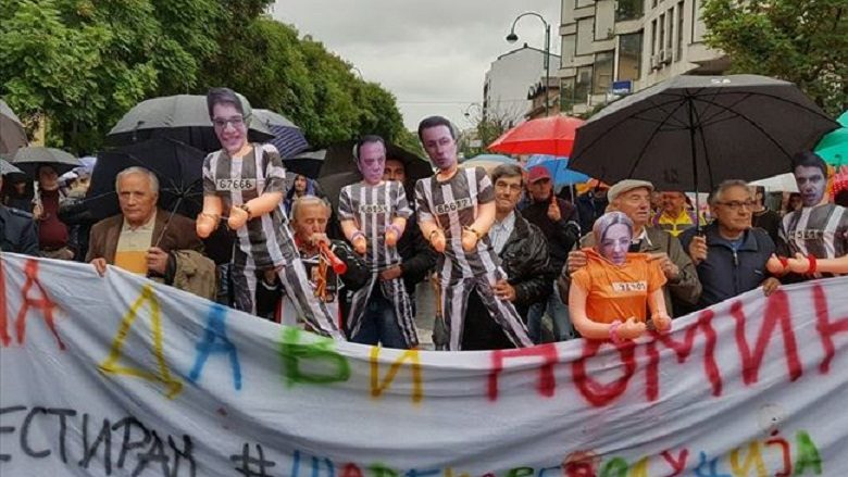 ‘Protestoj’ edhe në Ljubljanë në mbështetje të qytetarëve të Maqedonisë