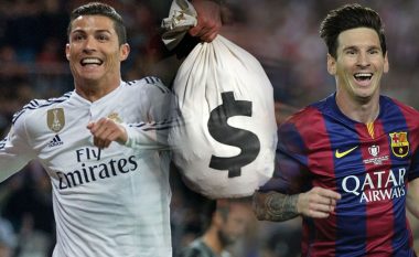 Futbollistët më të pasur në botë për 2015 sipas Forbes