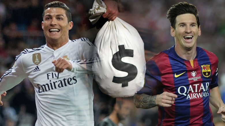 Futbollistët më të pasur në botë për 2015 sipas Forbes