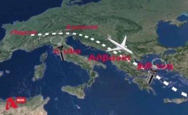 Aeroplani me 140 pasagjerë, humbi kontaktin në qiellin e Shqipërisë (Video)
