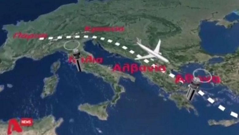 Aeroplani me 140 pasagjerë, humbi kontaktin në qiellin e Shqipërisë (Video)