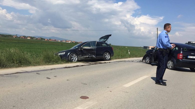 Aksident në magjistralen Prishtinë – Ferizaj (Foto)