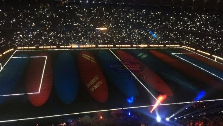 Pamje spektakolare nga festa e Barcelonës në Camp Nou (Video)