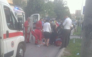 Aksident i rëndë në Prishtinë, vetura godet dy këmbësore (Foto)