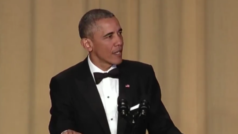 Obama në rolin e një komediani, shkakton të qeshura në mesin e yjeve (Video)