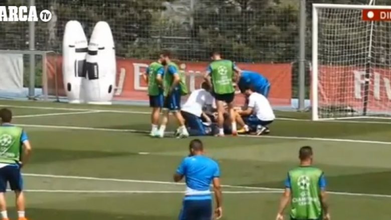 Ronaldo përfundon stërvitjet para kohe, ja reagimi i parë i mjekëve të ekipit (Video)