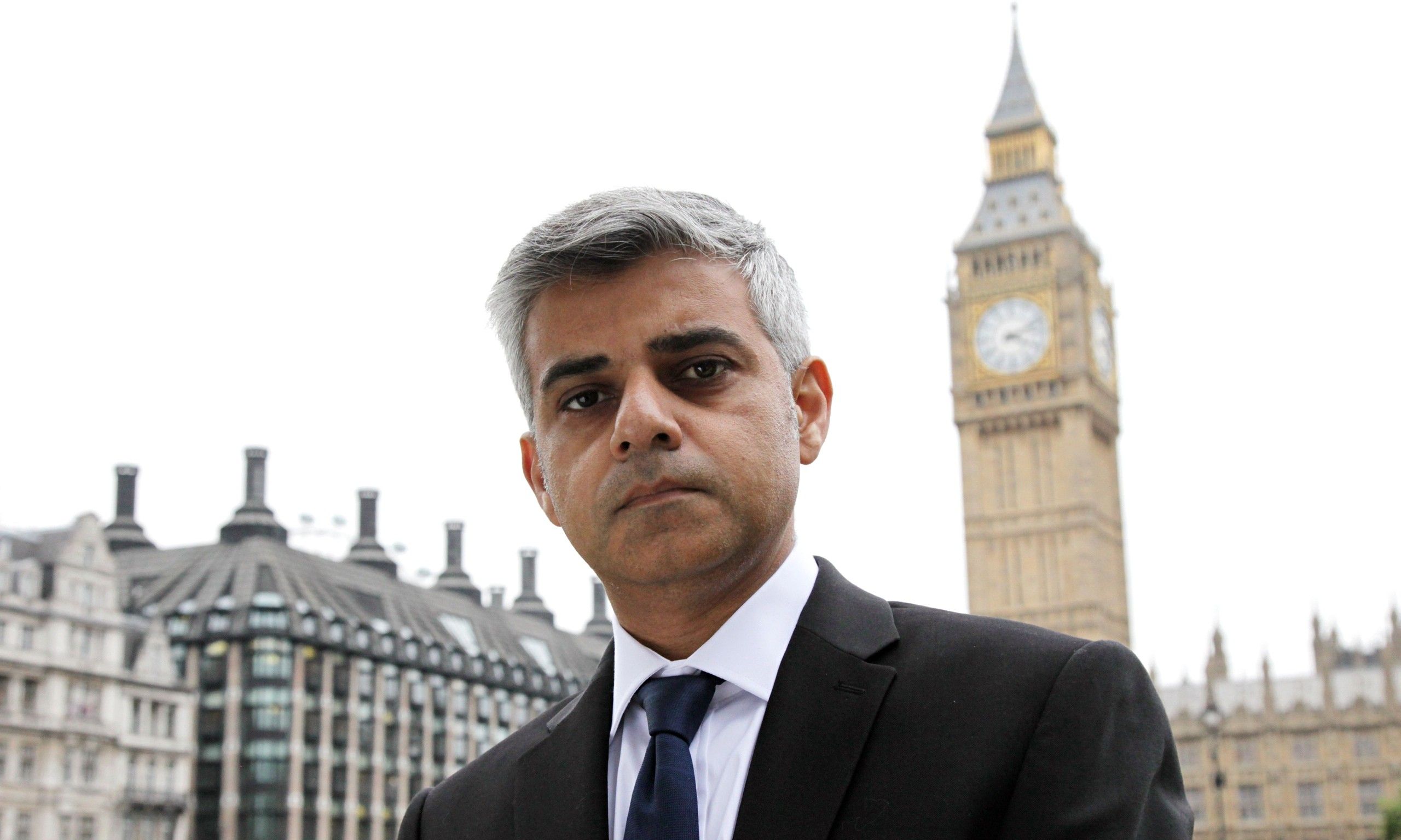 The new mayor of London with the red and black flag (Photo) Telegraph