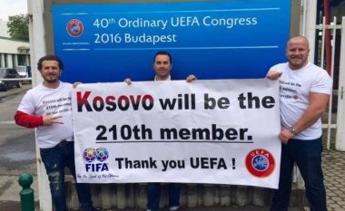 Kështu e falënderojnë UEFA-n dhe FIFA-n këta tifozë nga Kosova (Foto)