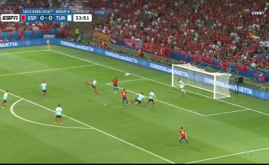 Spanja shënon dy gola të shpejt kundër Turqisë (Video)